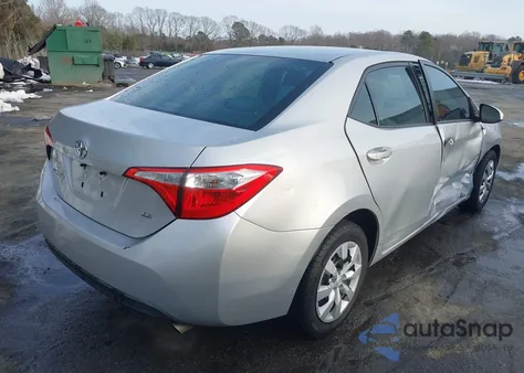 2016 Toyota Corolla Le z USA, uszkodzony, nr VIN 2T1BURHE3GC572729